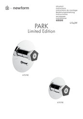 newform PARK Limited Edition 67575E Instructions De Montage