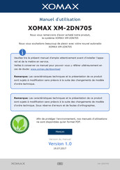 Xomax XM-2DN705 Manuel D'utilisation