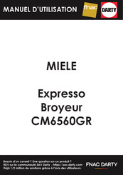 Miele CM6560GR Mode D'emploi