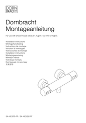 Dornbracht 34 442 979-FF Instructions De Montage