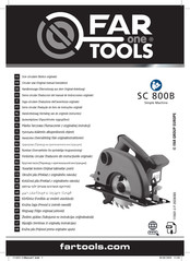 Far Tools SC 800B Notice Originale