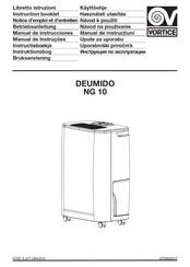 Vortice DEUMIDO NG 10 Notice D'emploi Et D'entretien