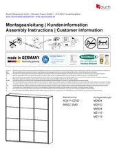 Rauch Koluna AG411.0ZN0 Instructions De Montage