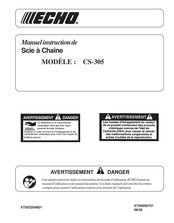 Echo CS-305 Manuel D'instructions