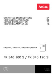 Amica FK 340 120 S Notice D'utilisation