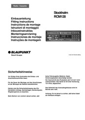 Blaupunkt Stockholm RCM128 Instructions De Montage