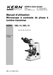 KERN Optics OBL 156 Manuel D'utilisation