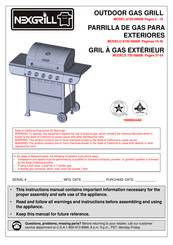 Nexgrill 720-0888B Mode D'emploi