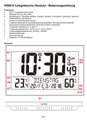 Technoline WS8016 Mode D'emploi