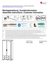 Rauch 84471.0380 Instructions De Montage