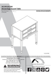 Ameriwood HOME Westerleigh 3619910COM Mode D'emploi