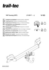 Trail-Tec V-163 Notice De Montage Et D'utilisation