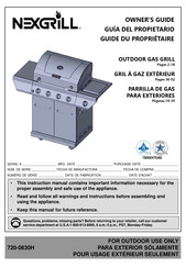 Nexgrill 720-0830H Guide Du Propriétaire