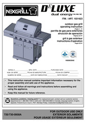 Nexgrill 720-0958A Mode D'emploi