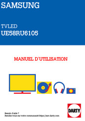 Samsung UE58RU6105 Manuel D'utilisation