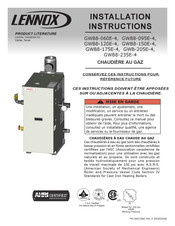 Lennox GWB-205E-4 Instructions D'installation