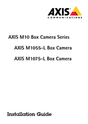 Axis M10 Série Guide D'installation