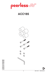 peerless-AV ACC185 Mode D'emploi