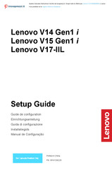 Lenovo V14 Gen1 i Guide De Configuration