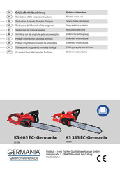 Germania KS 355 EC Traduction Du Mode D'emploi D'origine