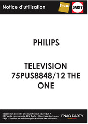 Philips 50PUS8848 Mode D'emploi