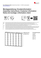 Rauch Modesty AC384.5FL0 Notice De Montage