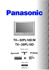 Panasonic TX-28PL10DM Mode D'emploi