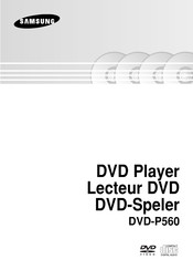 Samsung DVD-P560 Mode D'emploi