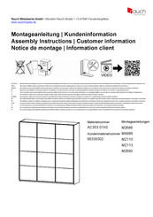 Rauch Oteli AC353.01X0 Notice De Montage