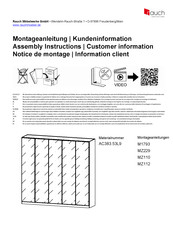 Rauch Modesty AC383.53L9 Notice De Montage