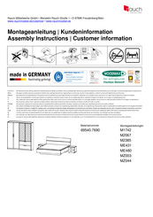 Rauch Challenger 69540.7690 Instructions De Montage