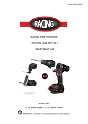 Racing RACPV18V3IN1-2B Manuel D'instructions