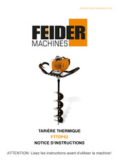 FEIDER Machines FTTDP52 Notice D'instructions