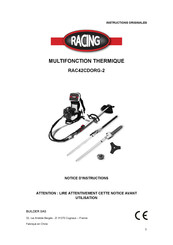 Racing RAC42CDORG-2 Notice D'instructions