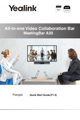 Yealink MeetingBar A30 Guide De Démarrage Rapide