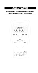 SEFRAM BK393B Mode D'emploi