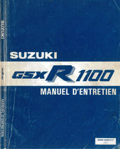 Suzuki GSX R-1100 1986 Manuel D'entretien