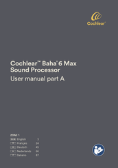 Cochlear Baha 6 Max Manuel D'utilisation