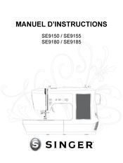 Singer SE9155 SE9180 Manuel D'instructions