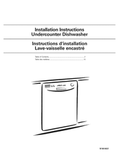 Whirlpool W10518037 Instructions D'installation