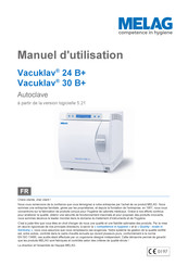 Melag Vacuklav 24 B+ Manuel D'utilisation