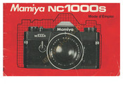 Mamiya NC1000S Mode D'emploi