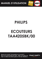 Philips TAA4205BK/00 Manuel D'utilisation