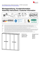 Rauch AC345.01R6 Instructions De Montage