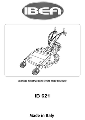 IBEA IB 621 Manuel D'instructions Et De Mise En Route