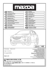 Mazda KD45-V4-701 Instructions De Montage