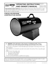 Enerco HEATSTAR HS55FAV Instructions D'utilisation Et Manuel Du Propriétaire