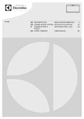 Electrolux GT 368 Notice D'utilisation