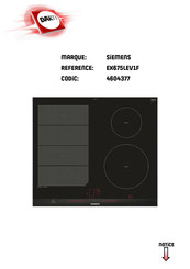 Siemens EX LE Serie Mode D'emploi