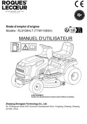 ROQUES LECOEUR TTM1108SH Mode D'emploi D'origine